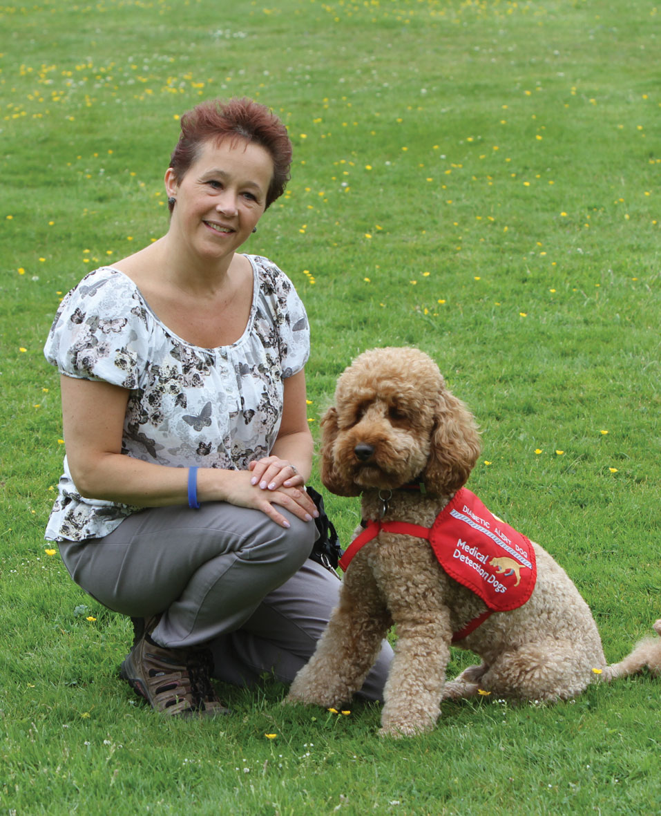 Claire and Medical Alert Assistance Dog Magic