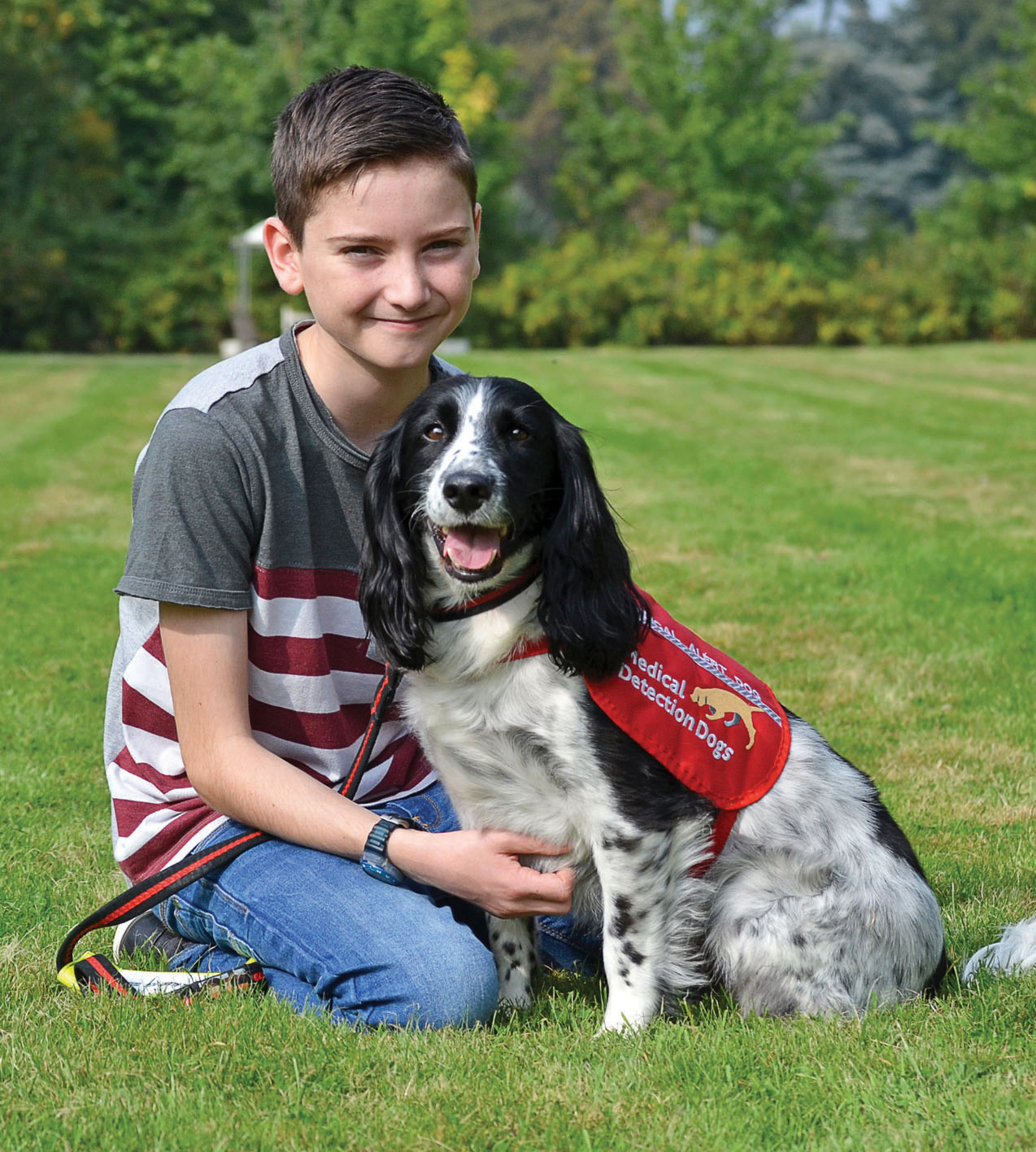 Claire and Medical Alert Assistance Dog Magic