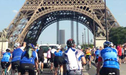 London to Paris cycle